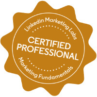 LinkedIn Badge Certifying Mediafy and Robert Vanselow in LinkedIn Marketing Fundamentals