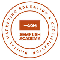 Semrush Badge Certifying Mediafy and Robert Vanselow in SEO Fundamentals